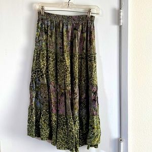 Beautiful rich colored Hand Kreation skirt.